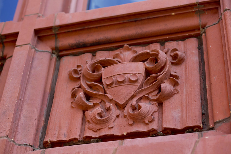 Terracotta Heraldry on the Duhring Wing